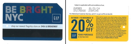 October 2012 GAP MetroCard 2-sided advertisement A combo.jpg